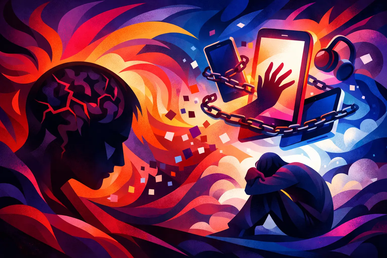 Digital addiction mental health